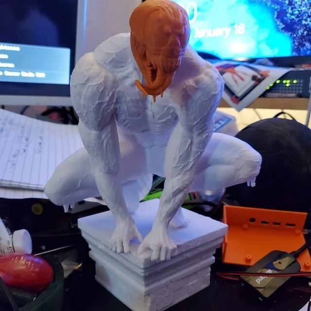 Venom Statue  3D print model_11