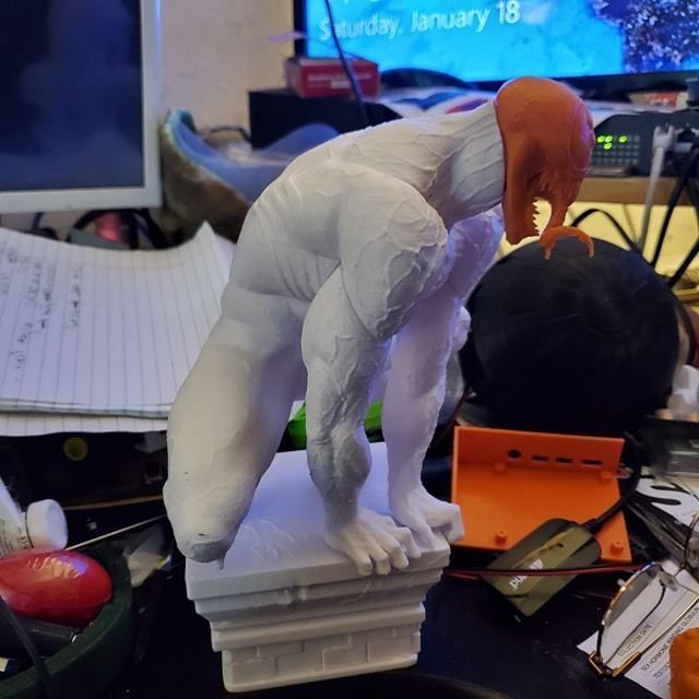Venom Statue  3D print model_14
