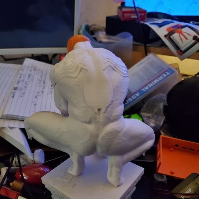 Venom Statue  3D print model_10