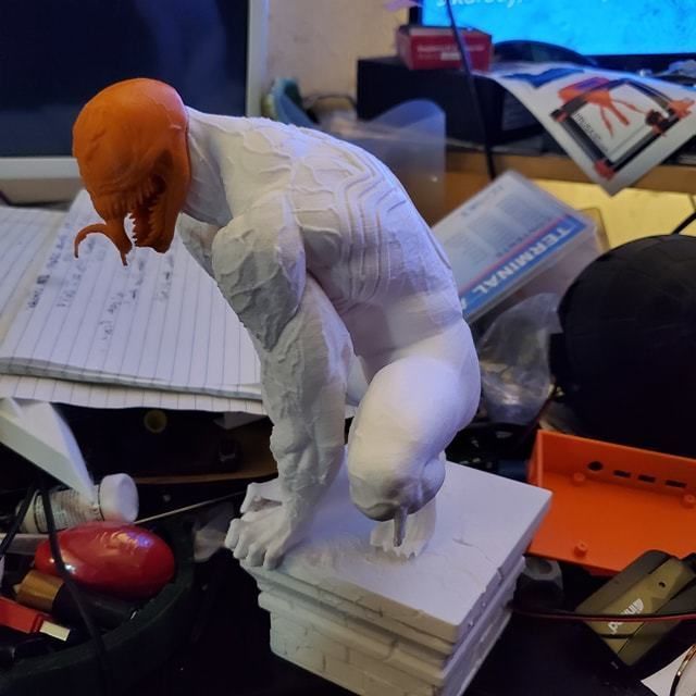 Venom Statue  3D print model_13