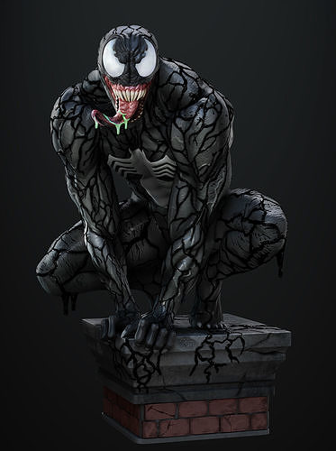 Venom Statue  3D print model