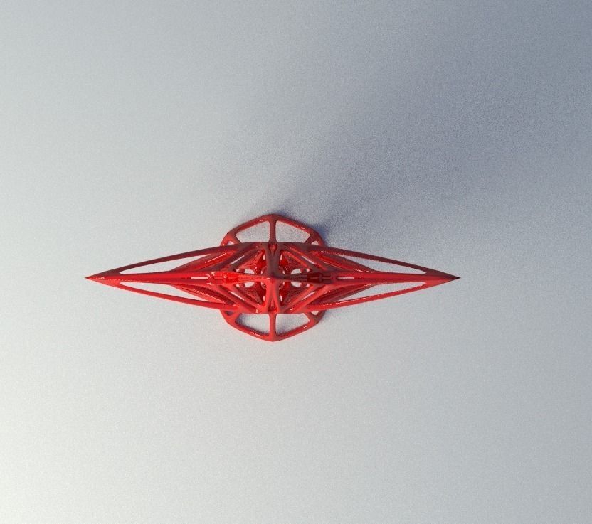 Christmas-tree star decoration 3D print model_2