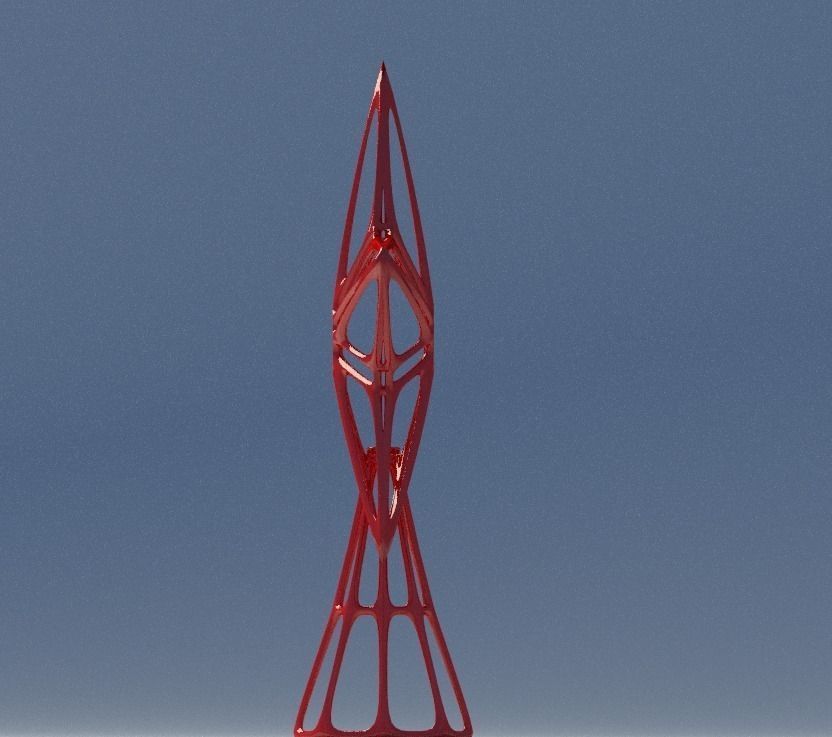 Christmas-tree star decoration 3D print model_4