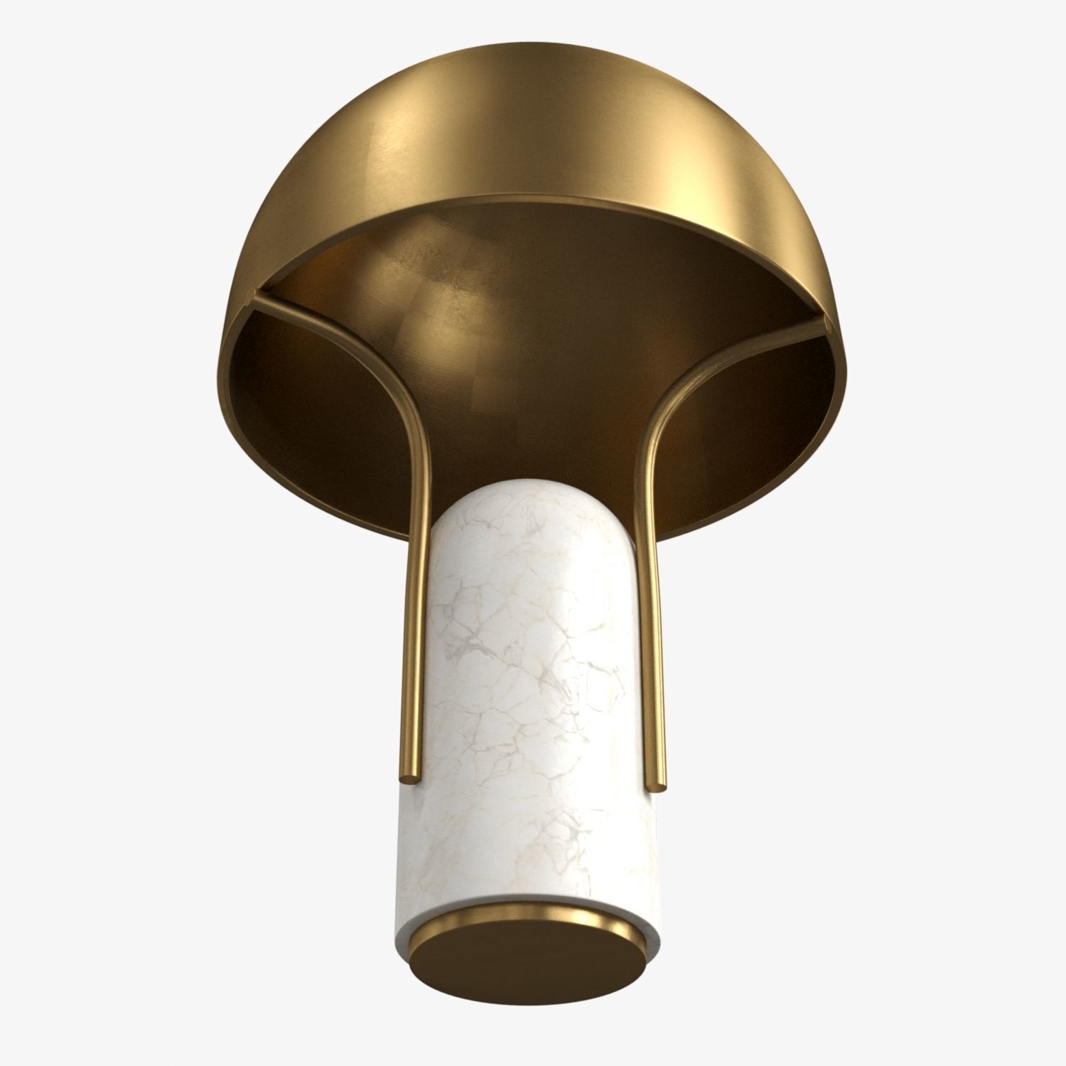 Affinity Medium Dome Table Lamp 3D model_1