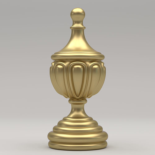 Carved Finial 3D model