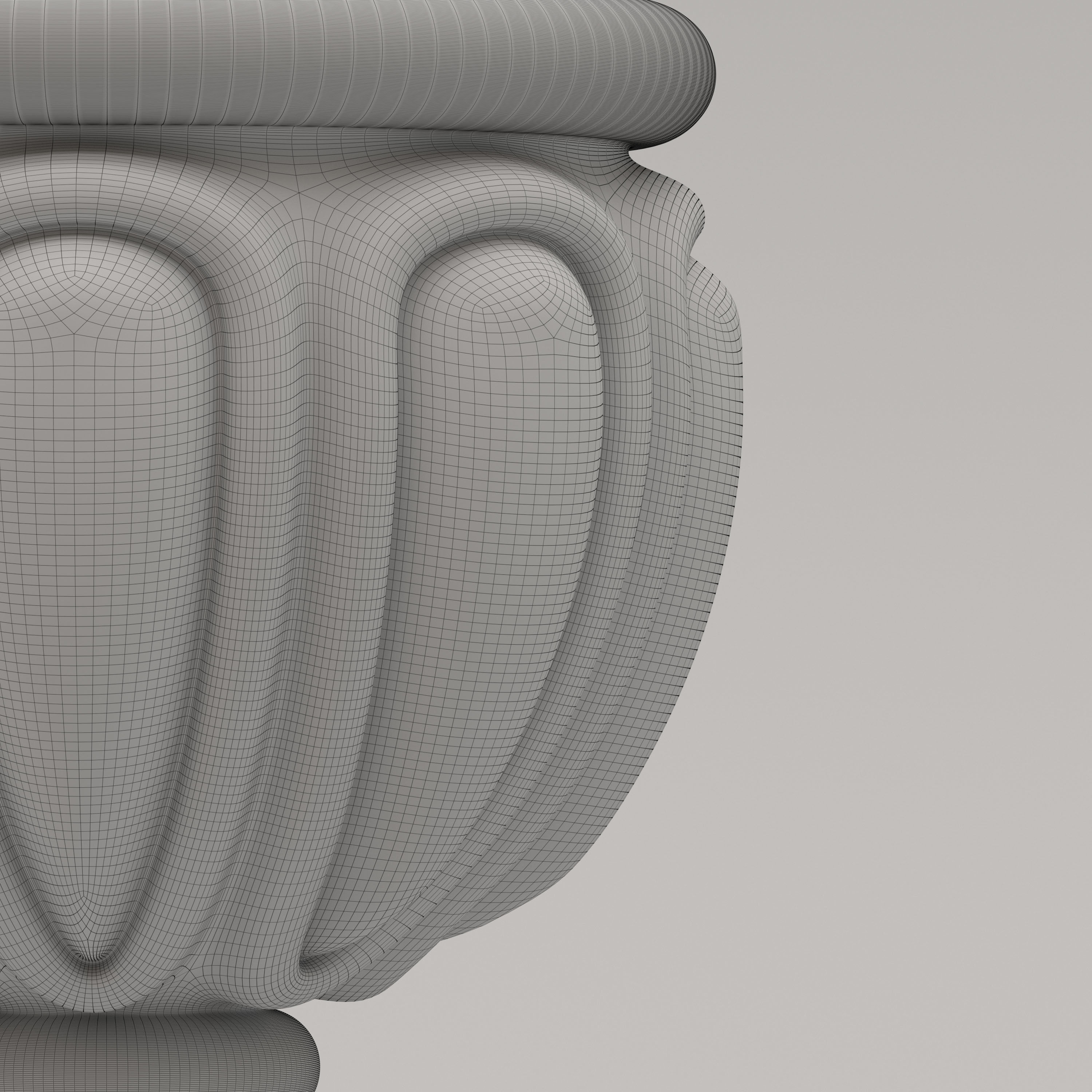 Carved Finial 3D model_4