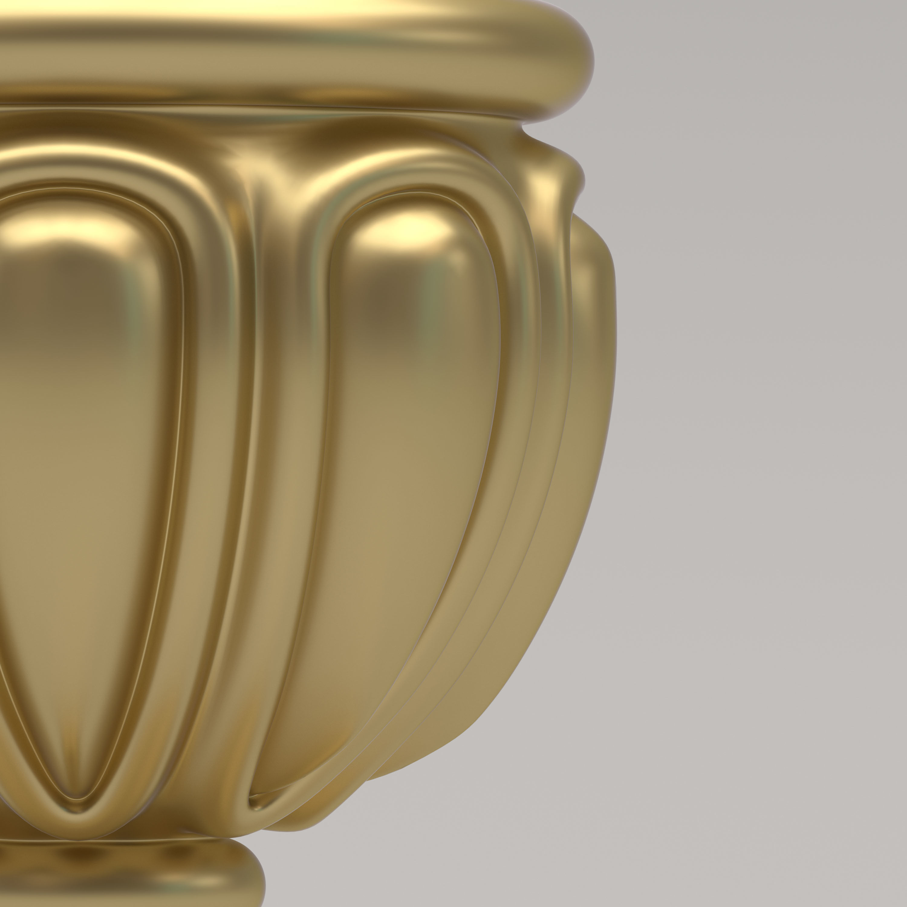 Carved Finial 3D model_1