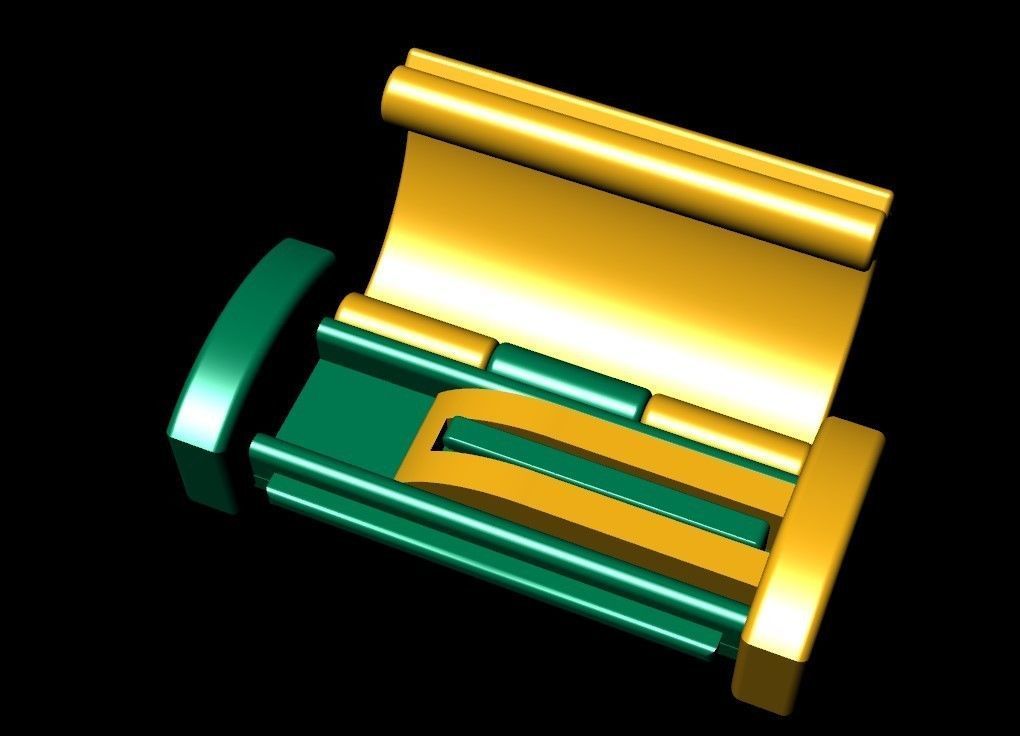 Jewelry Accessories Bracelet Lock Box  3D print model_6