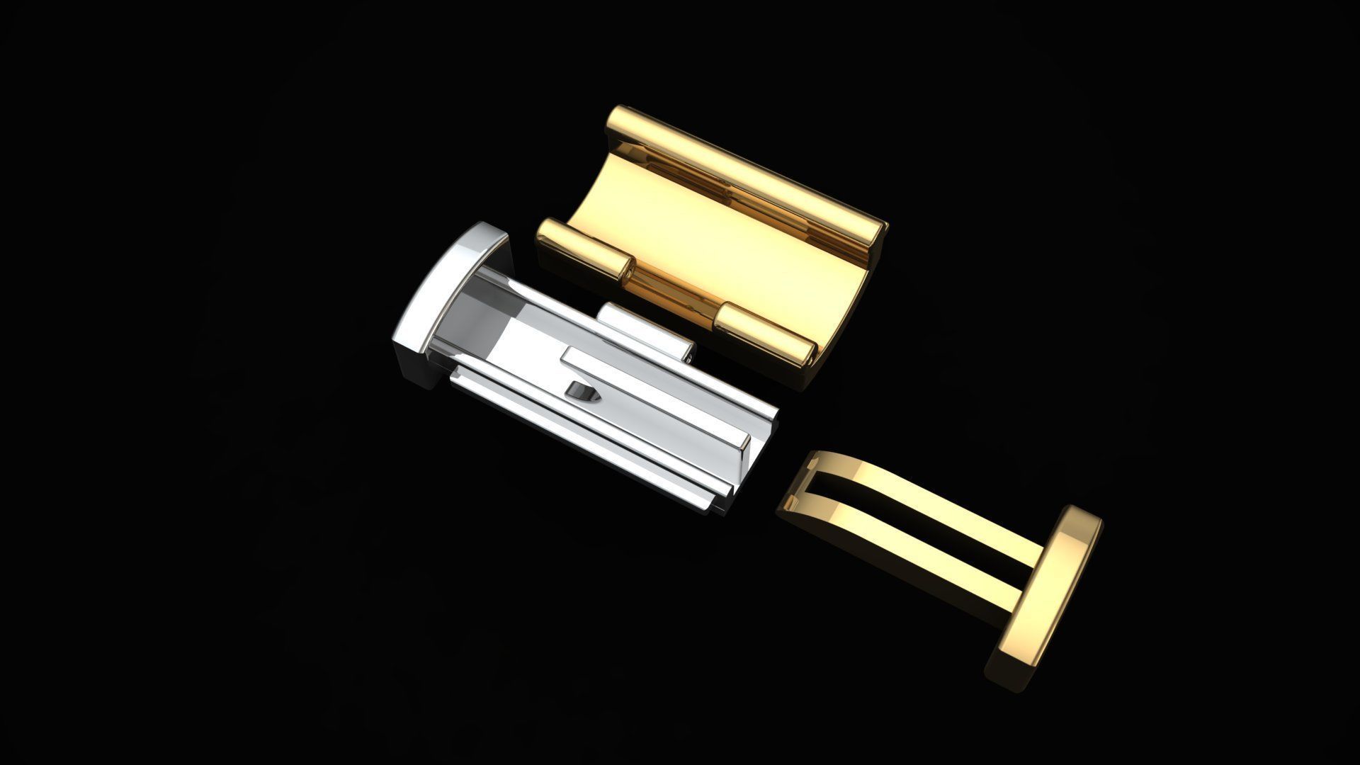 Jewelry Accessories Bracelet Lock Box  3D print model_1