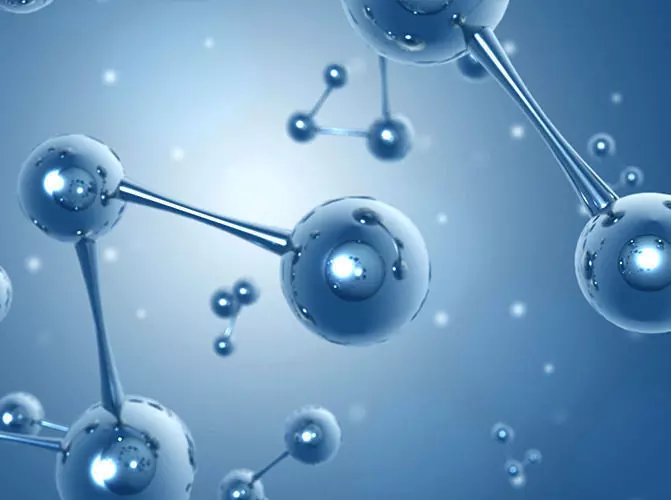 molecules group of atoms and Low-poly 3D model_0