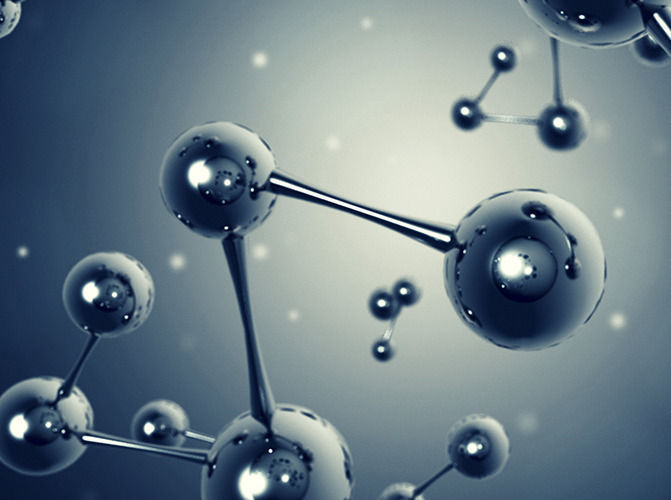 molecules group of atoms and Low-poly 3D model_5