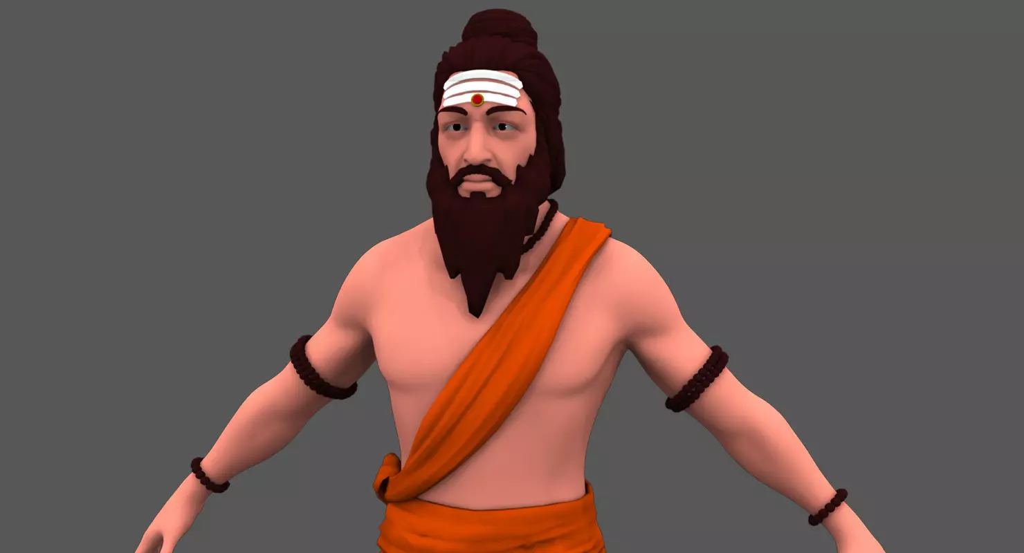 Sage character 3d model 3D model