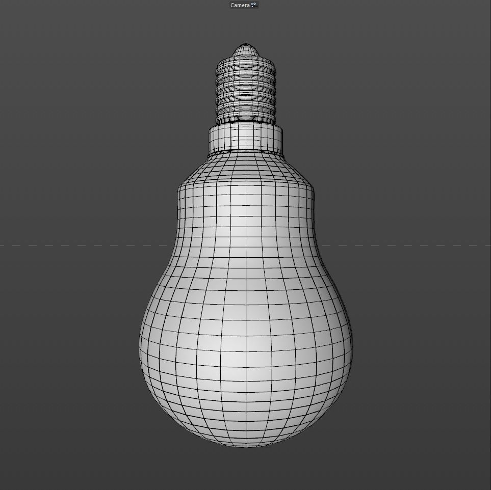 Old Scratched Lightbulb 3D Model 3D model_5