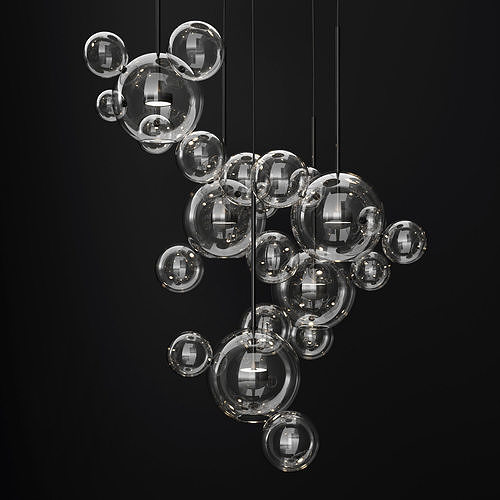 Giopato and Coombes BOLLE 24 bubble Clearblack 3D model