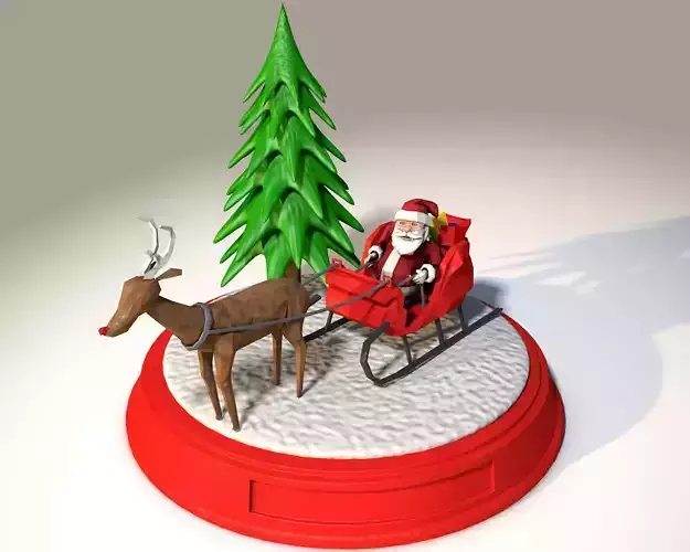 santa claus  Free 3D print model