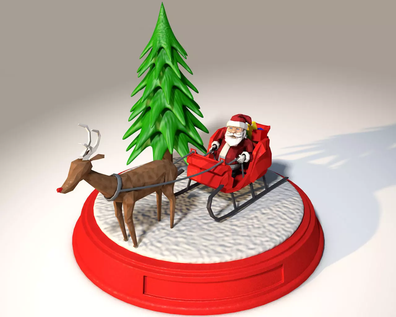 santa claus  Free 3D print model_0