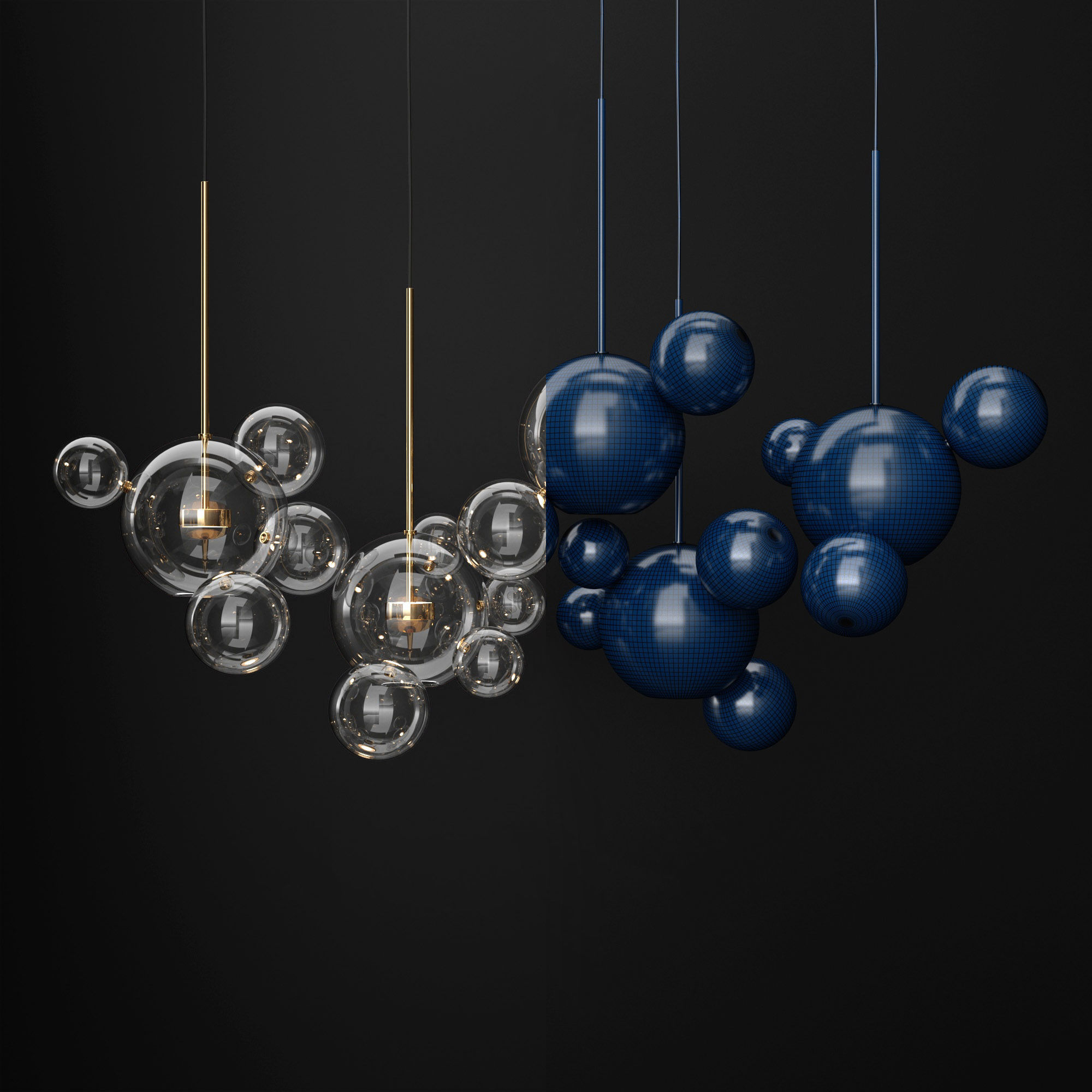 Giopato and Coombes Bolle 24 Bubble 2 Cleargold 3D model_2