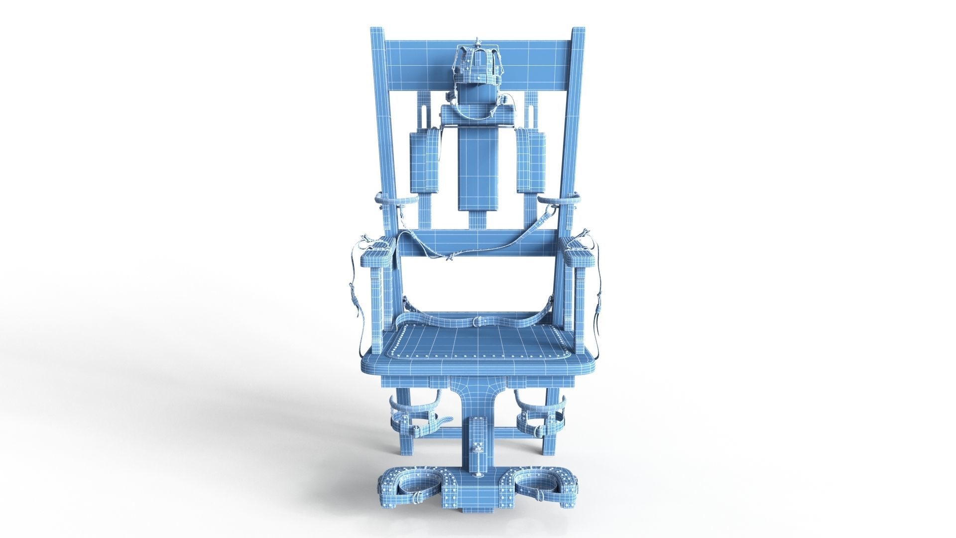 Electric Chair 3D model_5