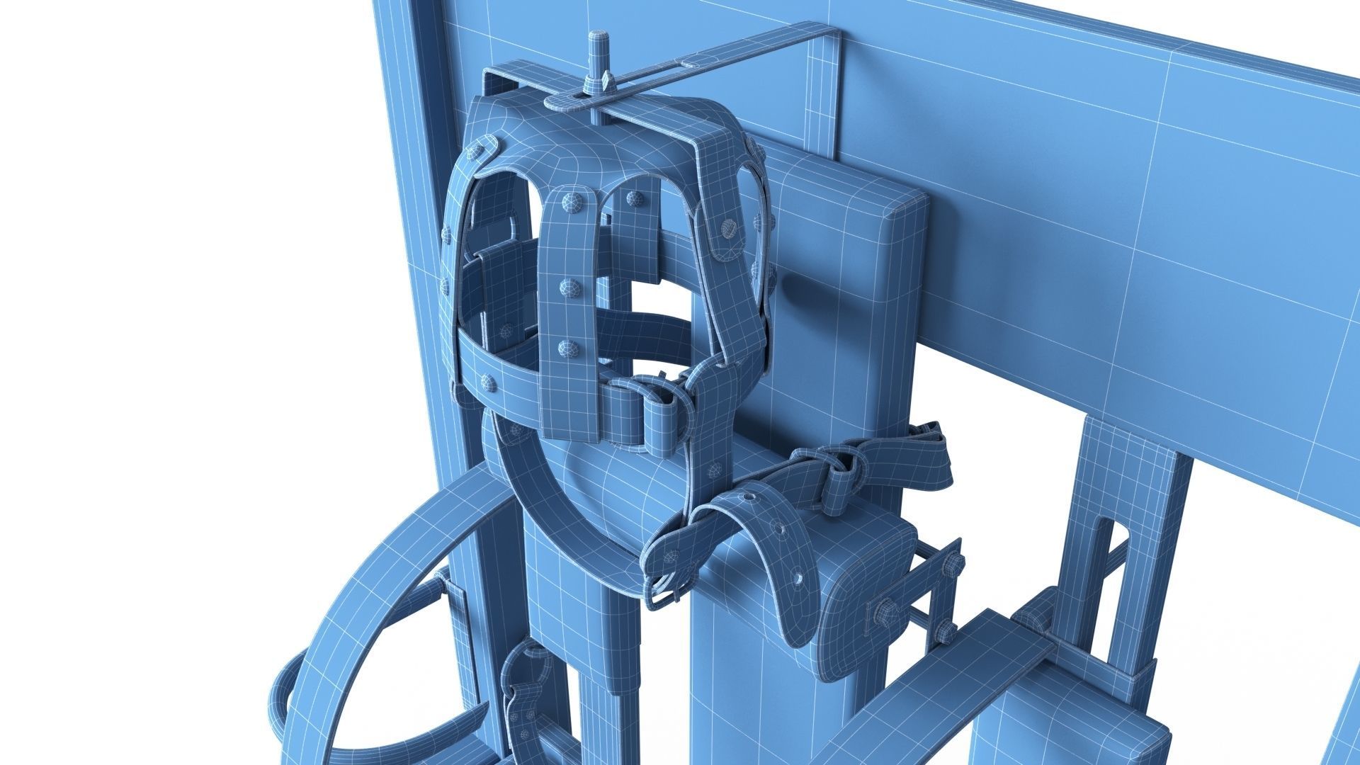 Electric Chair 3D model_9