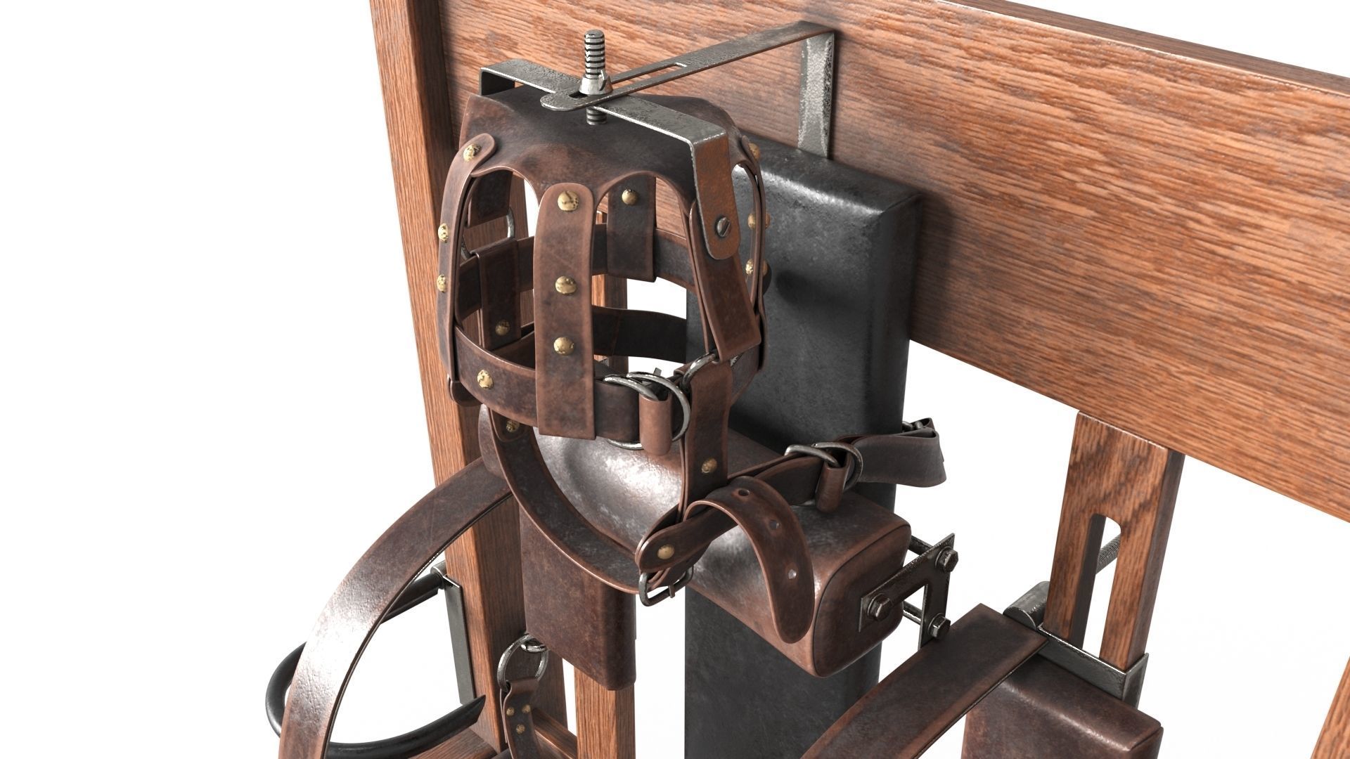 Electric Chair 3D model_8