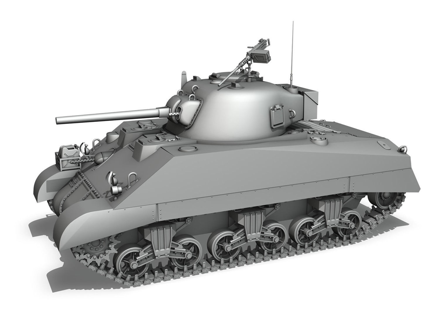 M4 Sherman MK III - Early Production 3D model_10