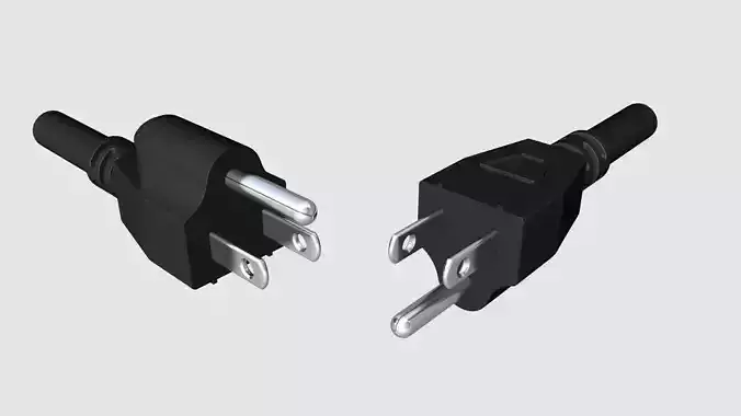 NEMA 5-15 US electrical plugs