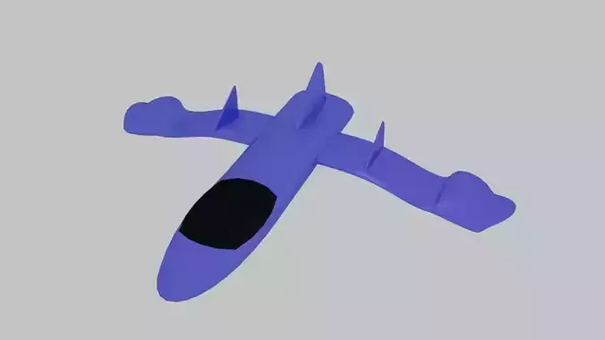 Spaceship D 6 toy airplane flying