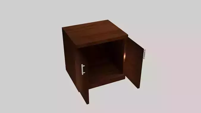 Wood Exhibit Cabinet