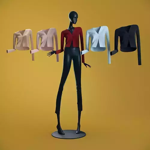 Mannequin 6014 coll 60 jacket 02 3D model