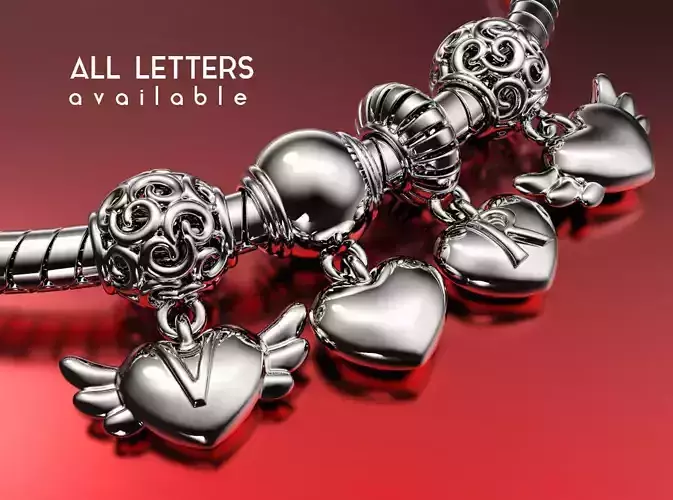 Pandora beads set Valentine day 