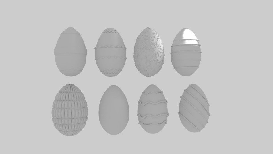 Chocolate Egg 3D model_4