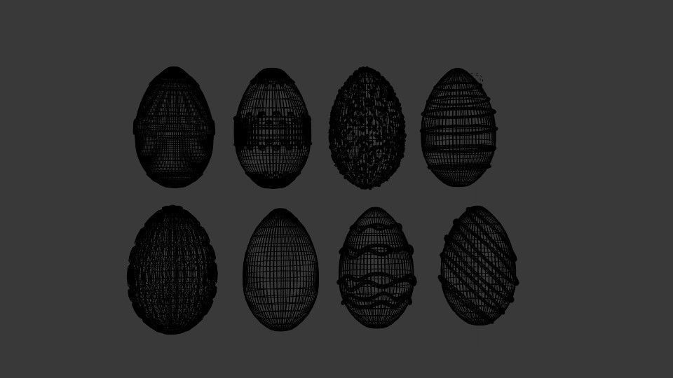 Chocolate Egg 3D model_5