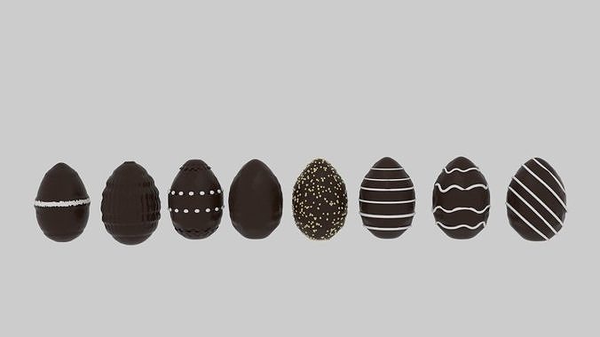 Chocolate Egg Melt 3D model