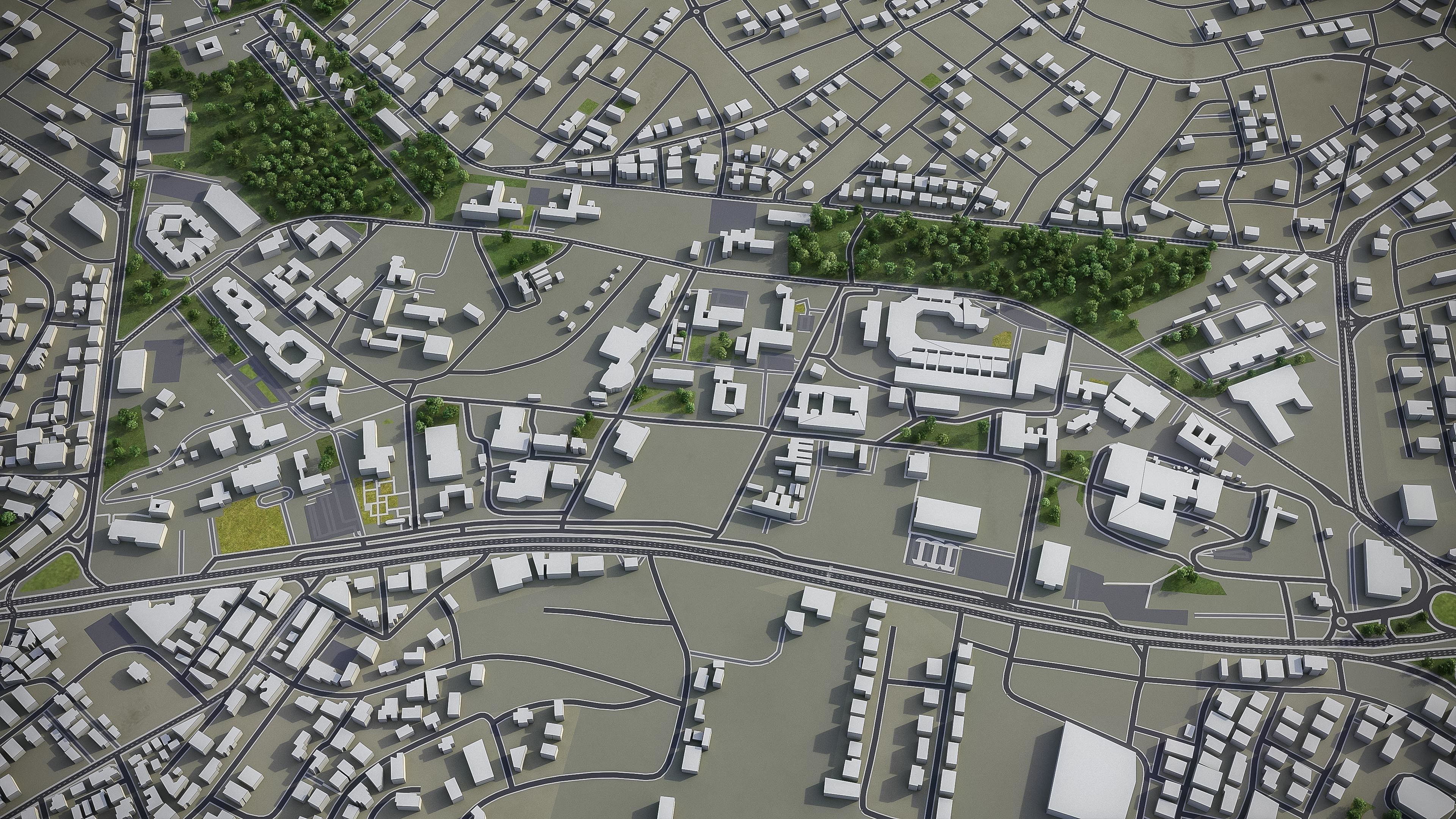 Amman Low-poly 3D model_12