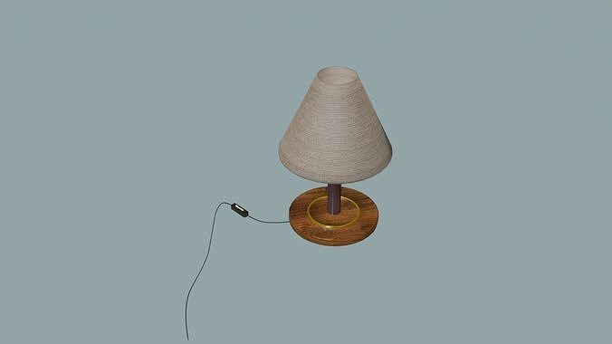 Night standing lamp Low-poly 3D model