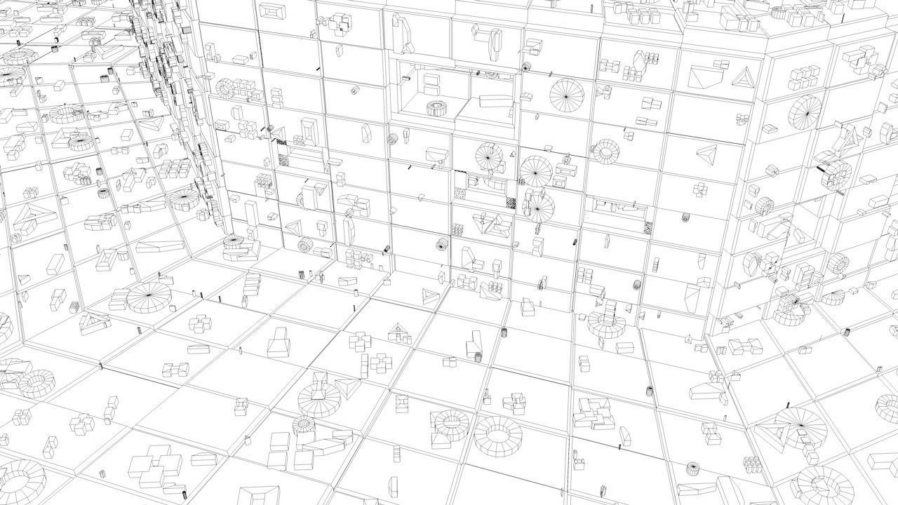 Sci Fi Shapes - The Empire Low-poly 3D model_14