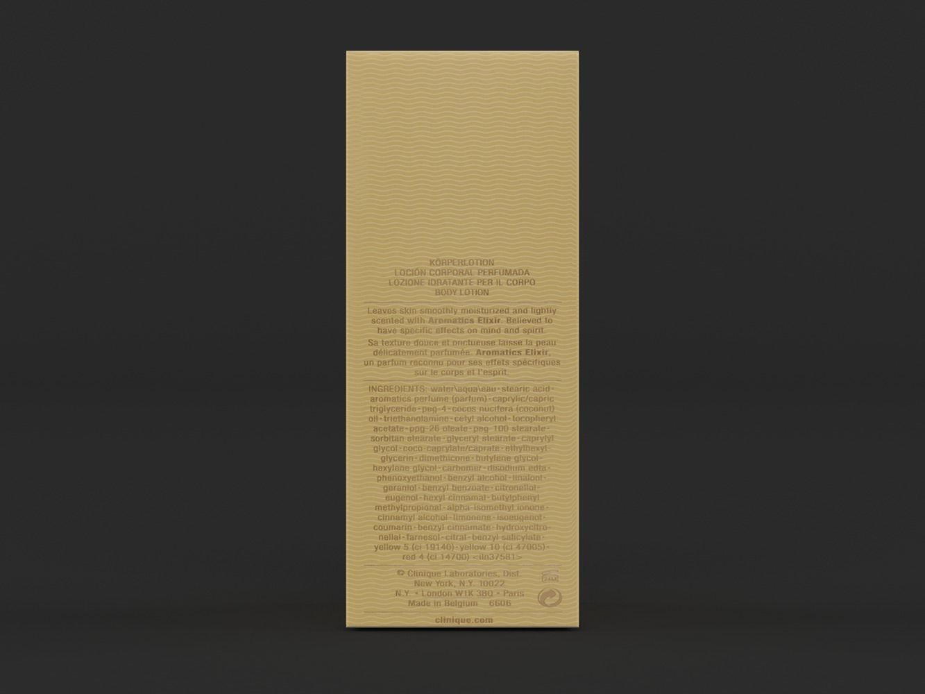 Clinique Aromatics Elixir Body Smoother 3D model_6