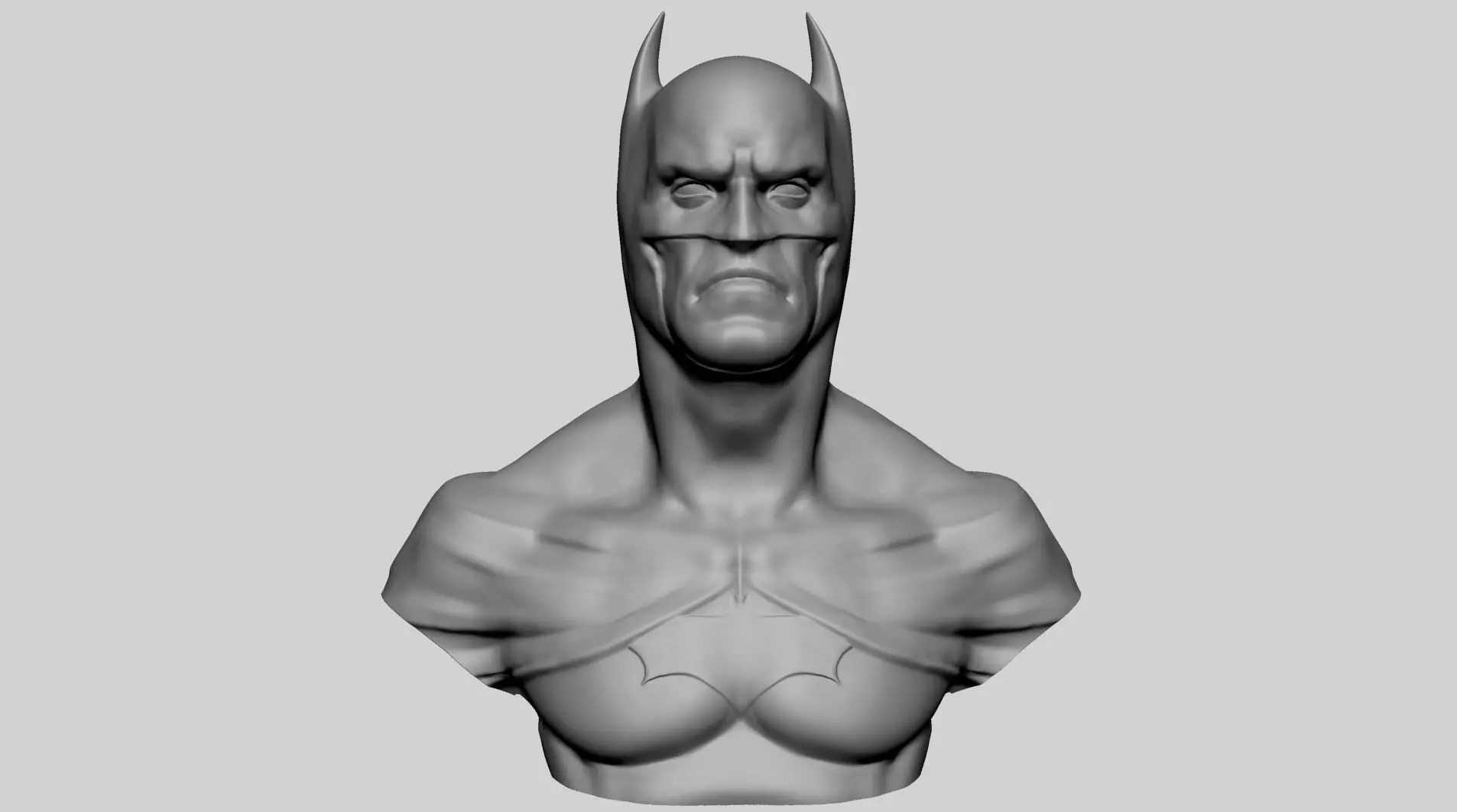 Batman Bust Printable 3D print model_0