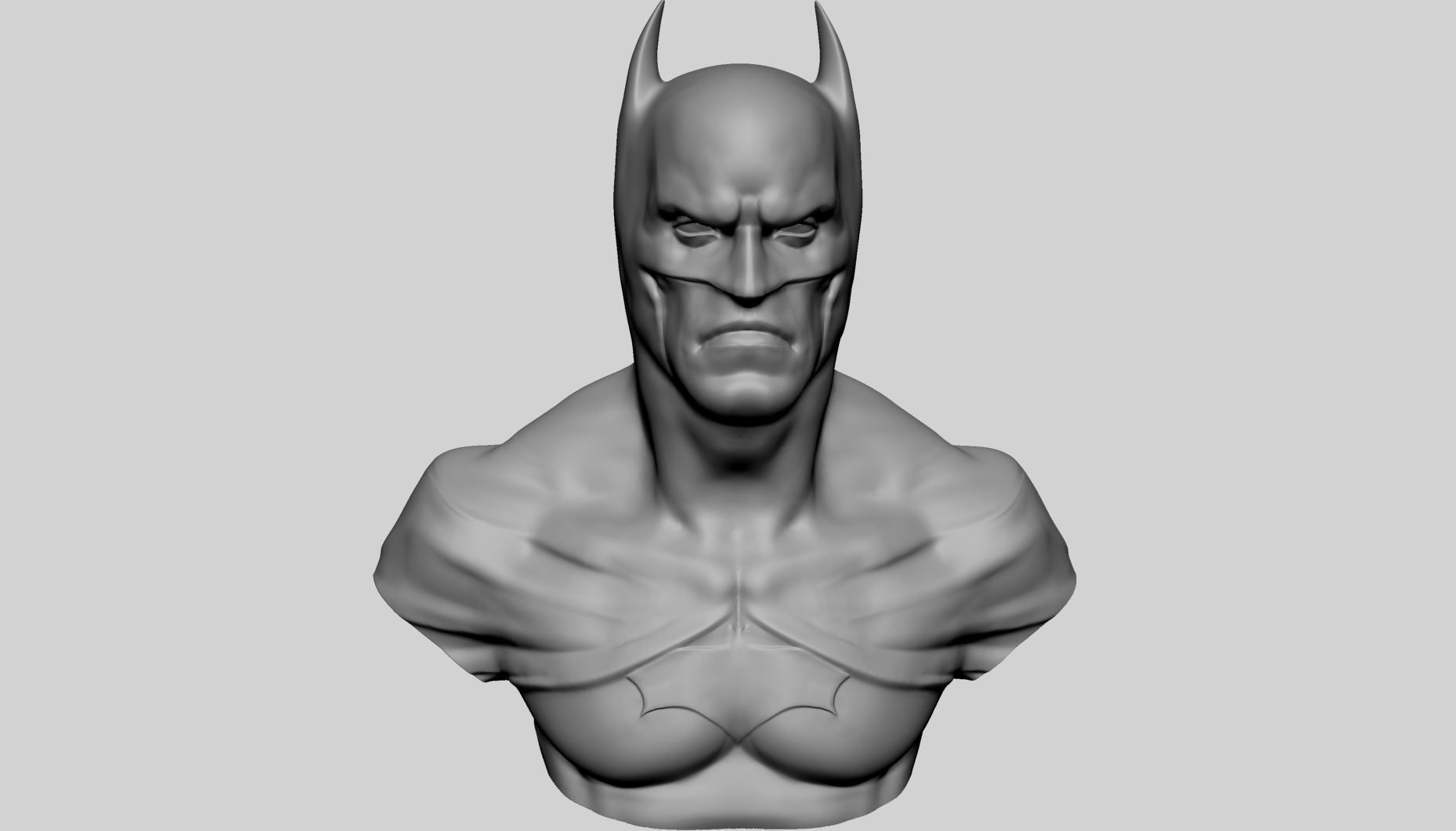 Batman Bust Printable 3D print model_6