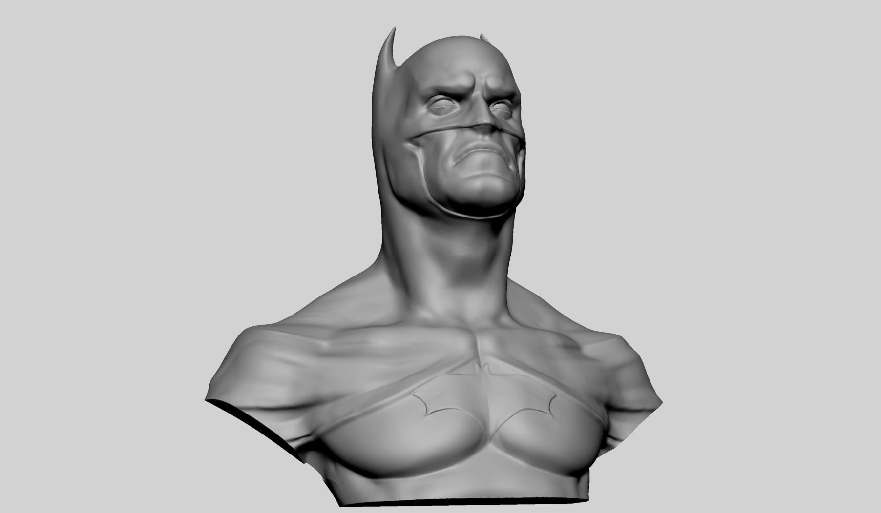 Batman Bust Printable 3D print model_7