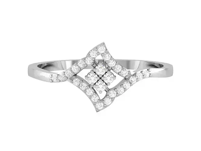 Women Band Ring 3dm render detail