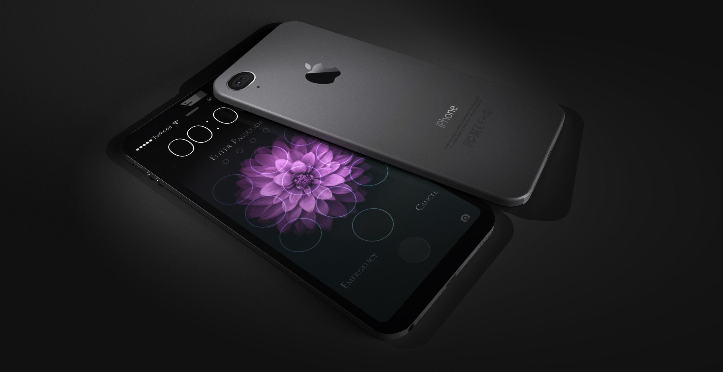 iPhone hd wallpaper Low-poly 3D model_4