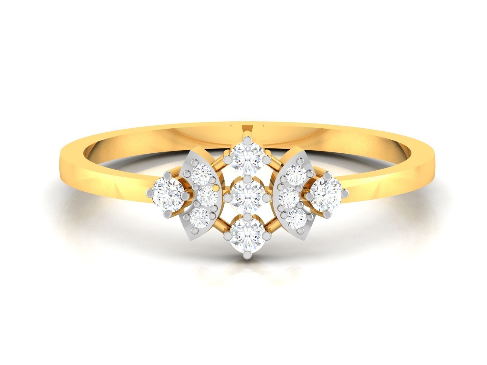 Women Band Ring 3dm render detail 3D print model_7