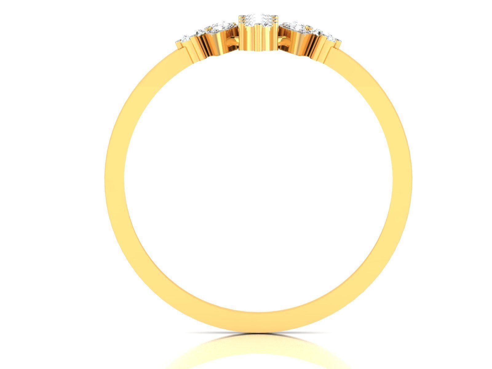 Women Band Ring 3dm render detail 3D print model_5