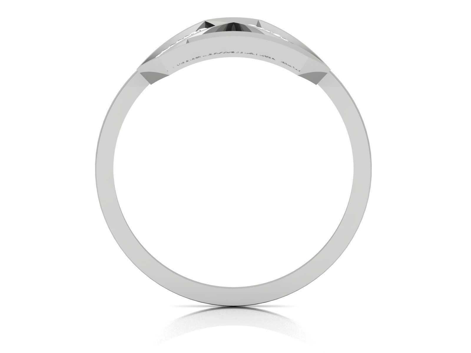 Women Band Ring 3dm render detail 3D print model_5