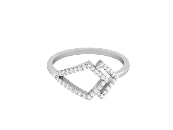 Women Band Ring 3dm render detail