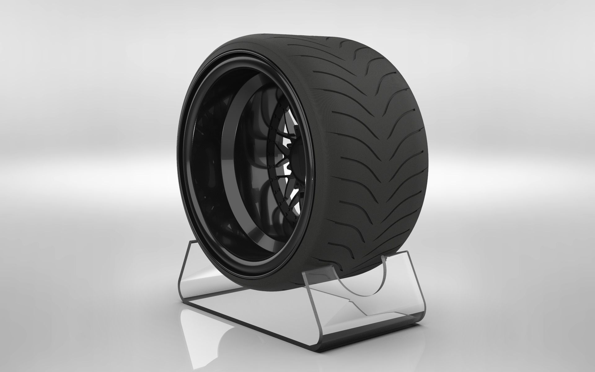 Custom Drift Rims 3D model 3D model_1