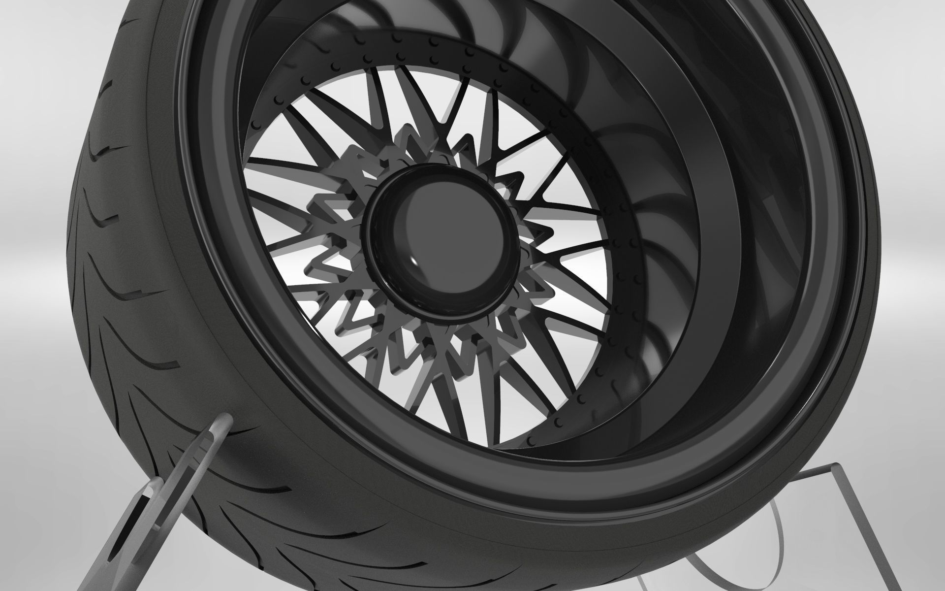 Custom Drift Rims 3D model 3D model_3