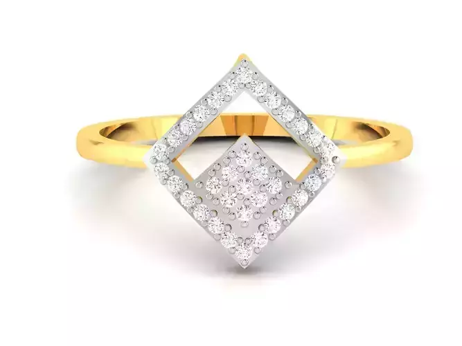 Women Band Ring 3dm render detail