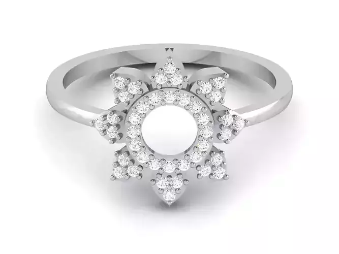 Women Band Ring 3dm render detail 3D print model